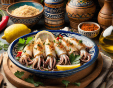 Descubre la receta perfecta de calamar relleno, inspirada en la deliciosa gastronomía de Túnez
