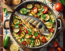 Receta de Cuscús con Pescado Tunecino: Deliciosa combinación de sabores mediterráneos que debes probar