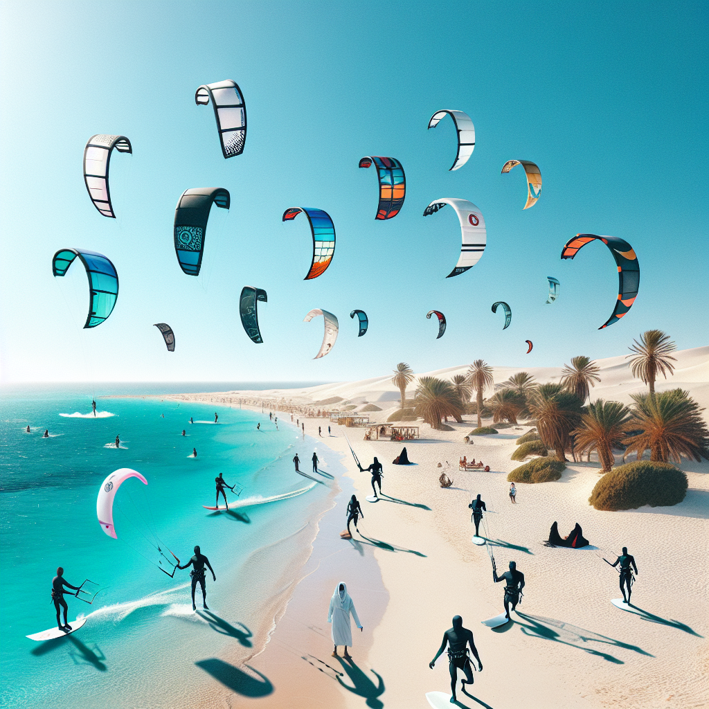 Descubre el paraíso del kitesurf en la Playa de Djerba, Túnez: ¡Un destino obligado para los amantes del turismo y los deportes acuáticos!