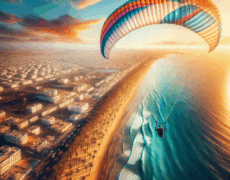Descubre la emoción del parapente sobre la costa de Túnez: ¡El turismo de aventura que estabas esperando!
